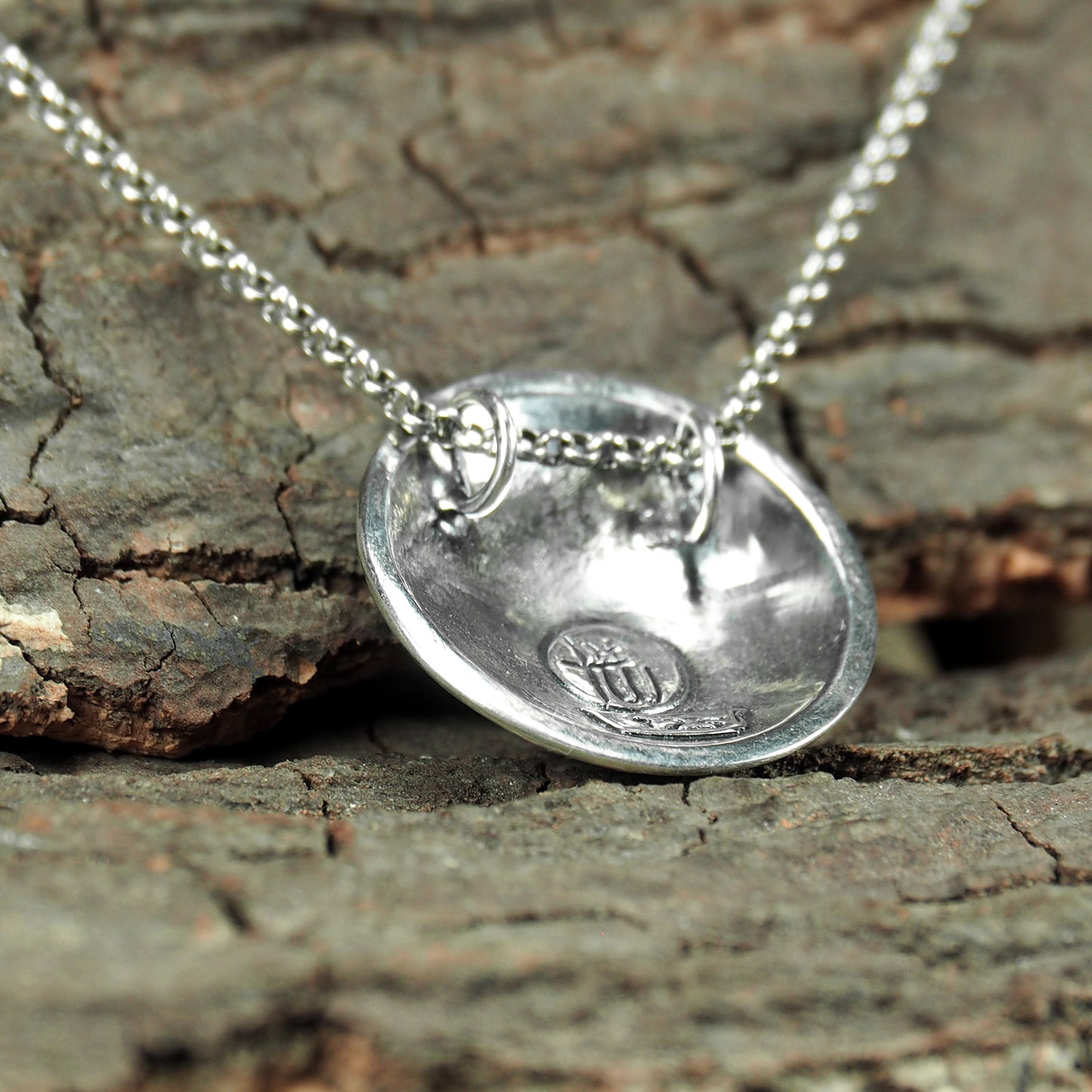 Halskette Pusteblume Löwenzahn Sterling Silber, 40130