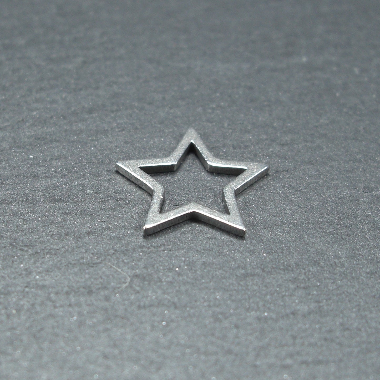 4 Stern Verbinder klein, Anhänger, Edelstahl, 10653