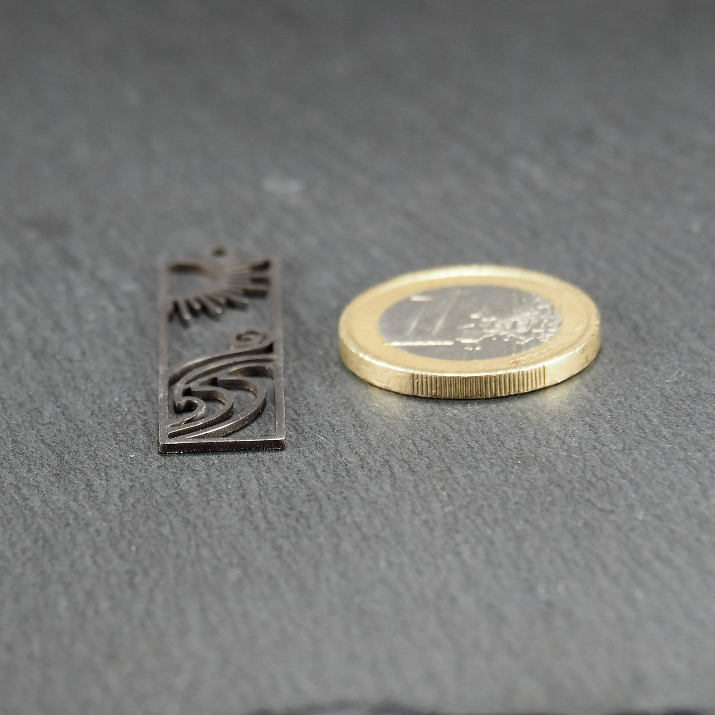 Anhänger Sonne und Wellen, chirurgischer Edelstahl 316L, silberfarben, 11162