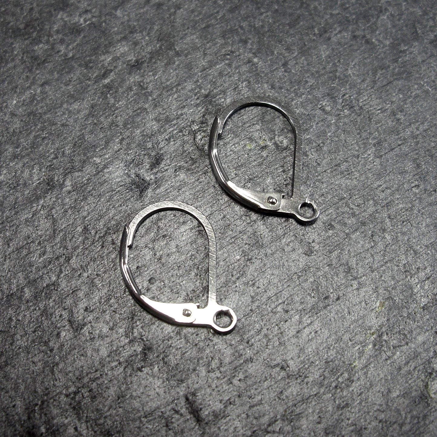 5 Paar Klappbrisuren, Edelstahl, Ohrhaken, 10186