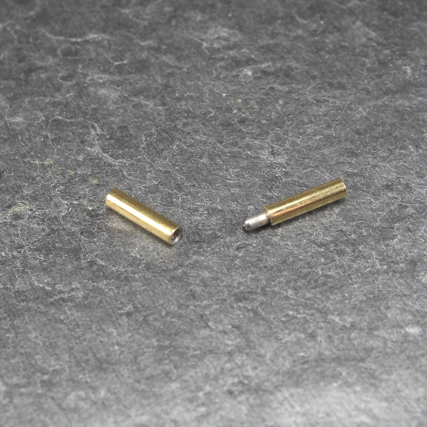 Verschluss, Bajonettverschluss, chirurgischer Edelstahl, goldfarben für 1,5 mm Band, 10723