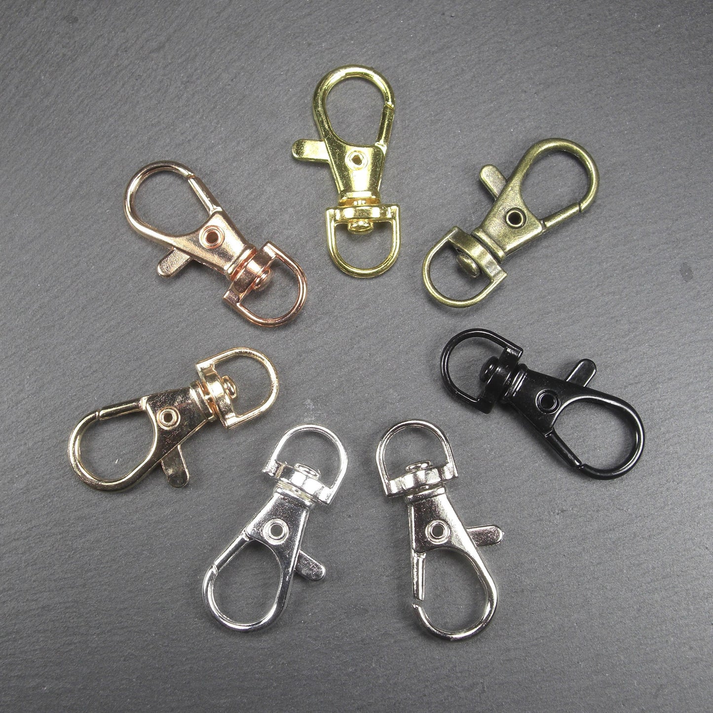 Schlüsselring, Schlüsselanhänger, Karabiner, diverse Farben, 10737