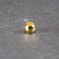 25 Perlen 5 mm schlicht rund glänzend, 10623