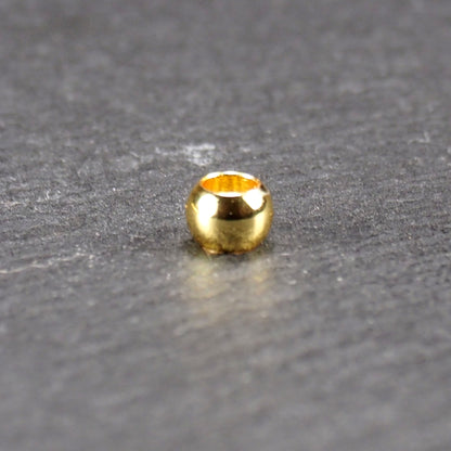 25 Perlen 5 mm schlicht rund glänzend, 10623