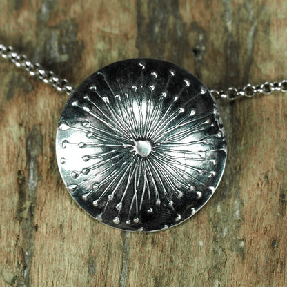 Halskette Pusteblume Löwenzahn Sterling Silber, 40130