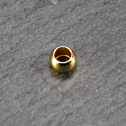25 Perlen 5 mm schlicht rund glänzend, 10623