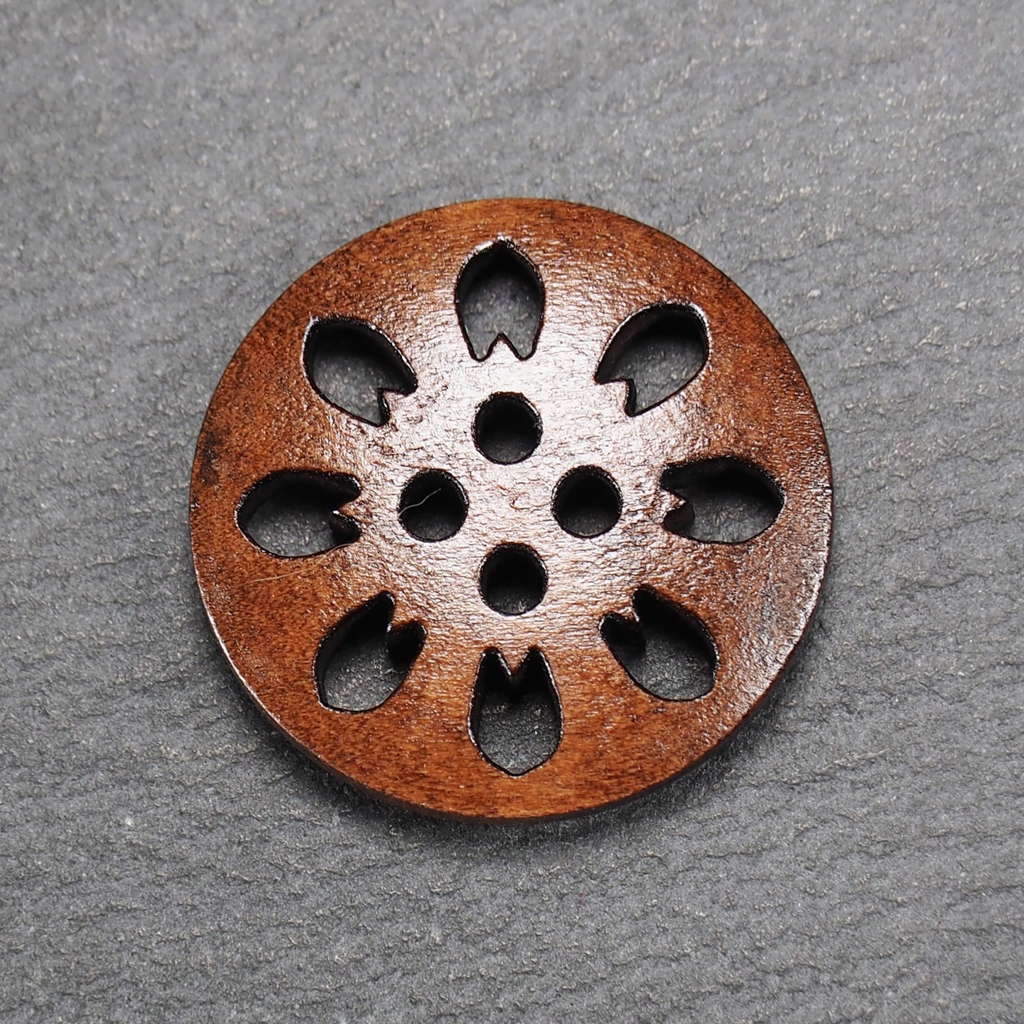 5 Knöpfe Holz, 25 mm, Holzknöpfe, Jackenknöpfe, Pullover, 10350