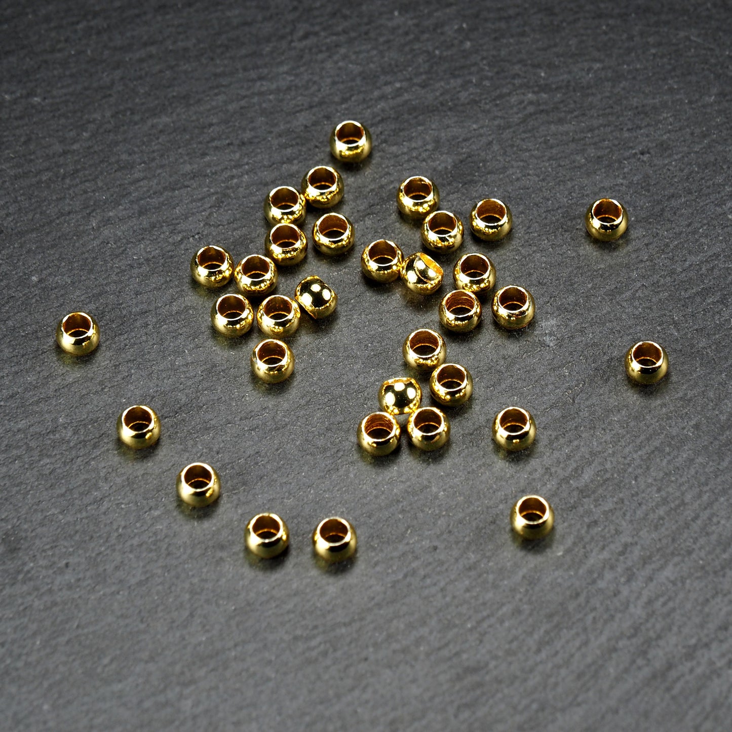 25 Perlen 5 mm schlicht rund glänzend, 10623