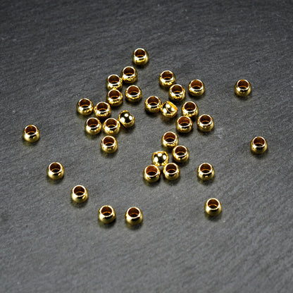 25 Perlen 5 mm schlicht rund glänzend, 10623