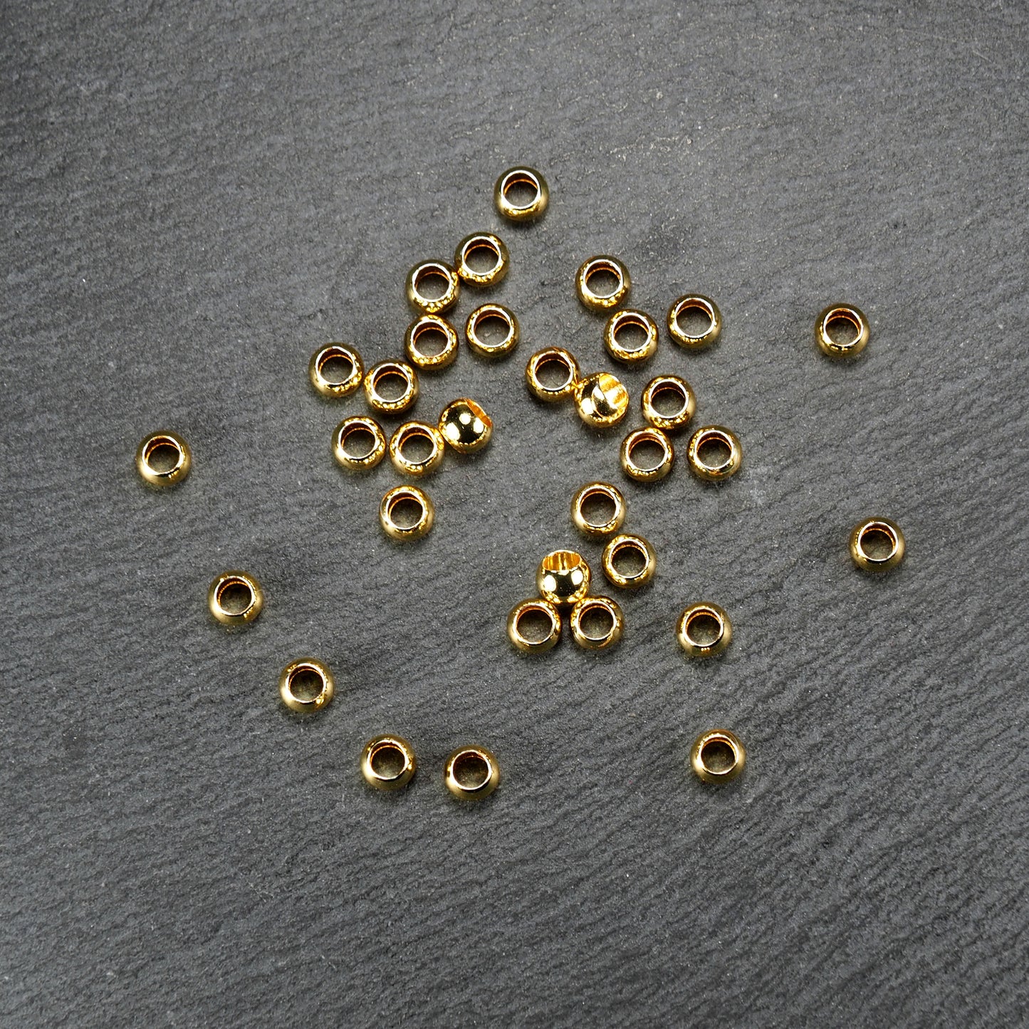 25 Perlen 5 mm schlicht rund glänzend, 10623