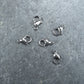 5 Karabiner Edelstahl 12 x 7 mm, Verschluss, 10287