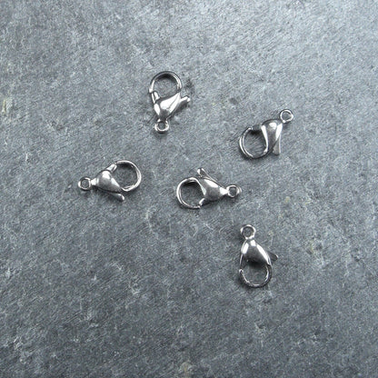 5 Karabiner Edelstahl 12 x 7 mm, Verschluss, 10287