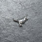 Anhänger kleiner Vogel, versilbert, 10029
