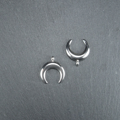 Anhänger Mond, Edelstahl, 10377