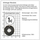 2 Anhänger Mandala, bronzefarben geschwärzt, 10863