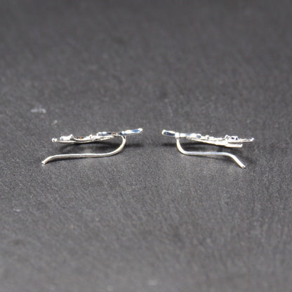 1 Paar Ohrstecker Geweih, versilbert, 10938