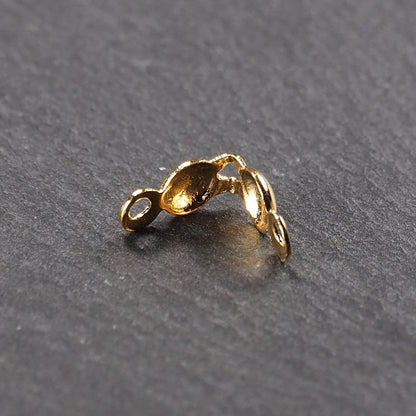 10 Kalotten, 24 Karat vergoldet, Messing, 10936
