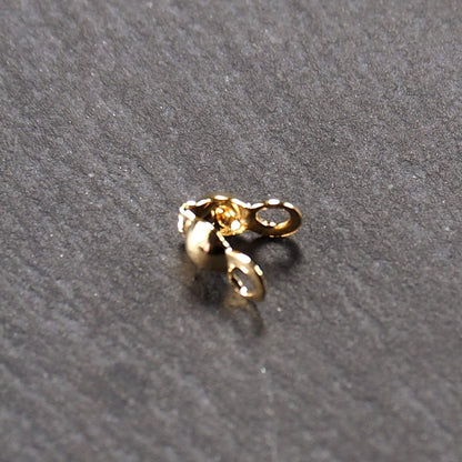 10 Kalotten Endkappen, Messing 24 Karat vergoldet, 10935
