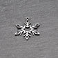 Anhänger Schneeflocke, Edelstahl 304, filigran, 11034