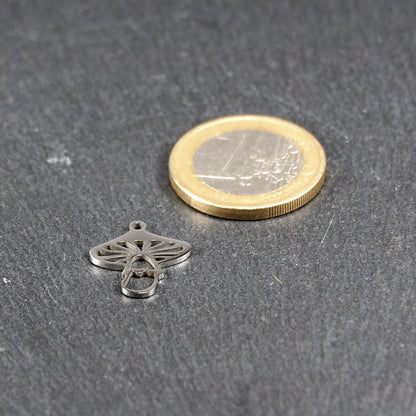 Anhänger Pilz, Edelstahl 304, hochglanzpoliert, 11036