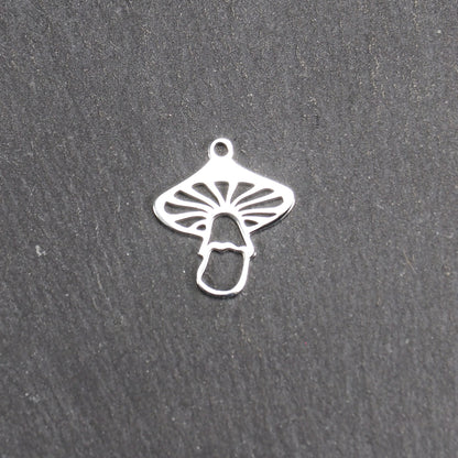 Anhänger Pilz, Edelstahl 304, hochglanzpoliert, 11036