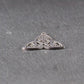 Anhänger Triquetra Pentagram Sonne Mondphasen, 304L Edelstahl, keltisch, 11065