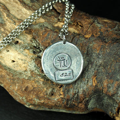 Anhänger Kompass, 925 Sterling Silber 40107