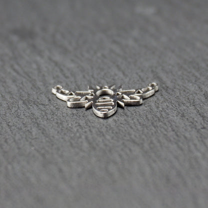 Anhänger Biene, 304 Edelstahl, hochglanzpoliert, 11125
