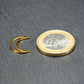 Anhänger Mond, Edelstahl 304 ionenvergoldet, 11166