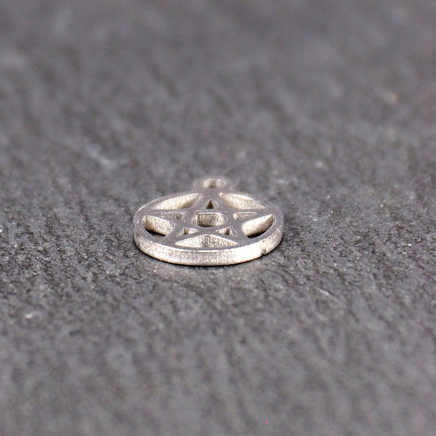 2 Anhänger Pentagramm, Edelstahl 304L, 11177