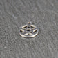 2 Anhänger Pentagramm, Edelstahl 304L, 11177