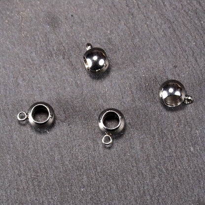 4 Anhängerösen 5mm, Edelstahl 304, silberfarben, 11173