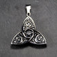 Anhänger Triquetra Pentagramm Sonne Mond Sterne, Edelstahl 304L, 11220