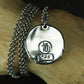 Anhänger Biene und Mondphasen, 925 Sterling Silber, 40156
