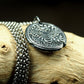 Anhänger Biene und Mondphasen, 925 Sterling Silber, 40156