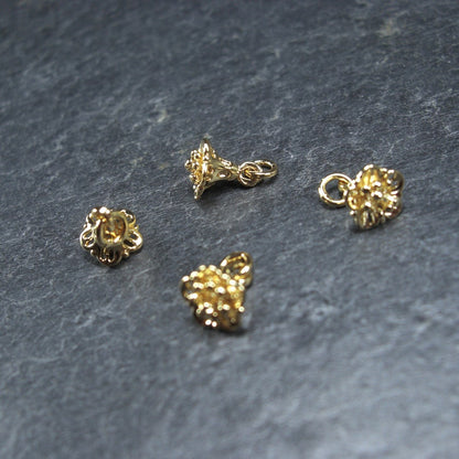Anhänger Blüte, 24 Karat vergoldet, 10060