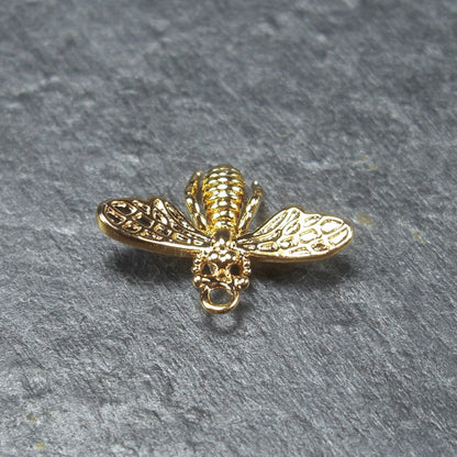 Anhänger kleine Biene, 24 Karat vergoldet, 10022