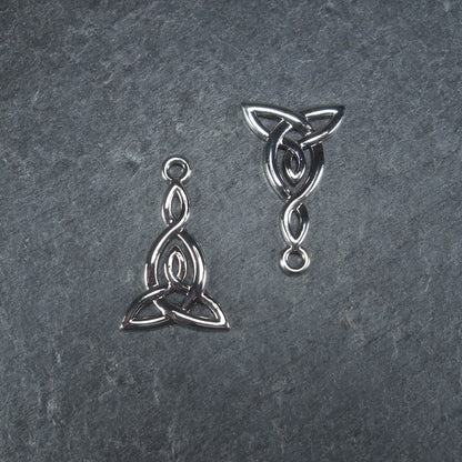 Anhänger Keltischer Knoten, platinfarben, 10395