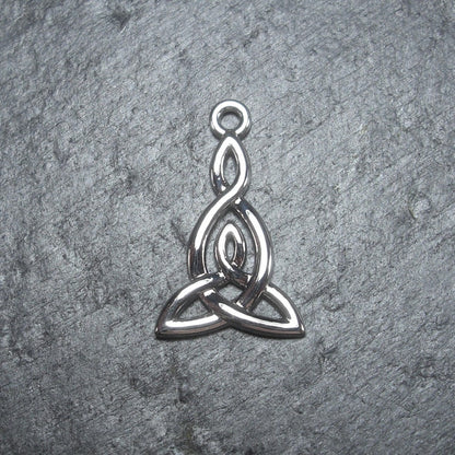 Anhänger Keltischer Knoten, platinfarben, 10395
