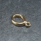 Anhänger zum Einhängen / Karabiner Verschluss, Messing, 24 Karat vergoldet, 10404