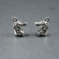 2 süße Anhänger Hund, Dackel, Windhund, antik silber, dreidimensional, 10505
