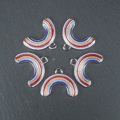 Süßer Regenbogen Anhänger, bunt, 10592