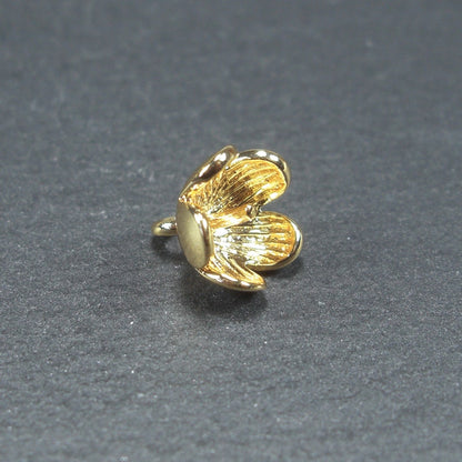 Anhänger Blüte, 24 Karat vergoldet, 10649