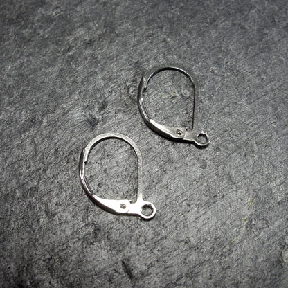 5 Paar Klappbrisuren, chirurgischer Edelstahl, Ohrhaken, 10445