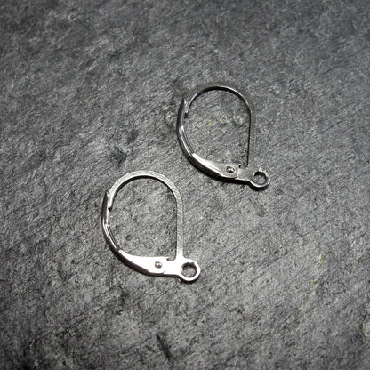 5 Paar Klappbrisuren, Edelstahl, Ohrhaken, 10186