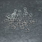 200 Binderinge 6 mm, platinfarben, 10125