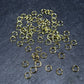 200 Binderinge 5 mm, goldfarben, 10111