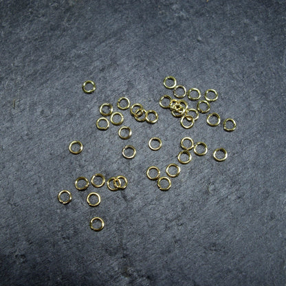 200 Binderinge 4 mm, goldfarben, 10128