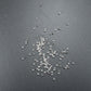 50 kleine Perlen 2,5 mm, silberfarben, 10240