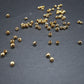 50 kleine Perlen 2mm, goldfarben, 10207